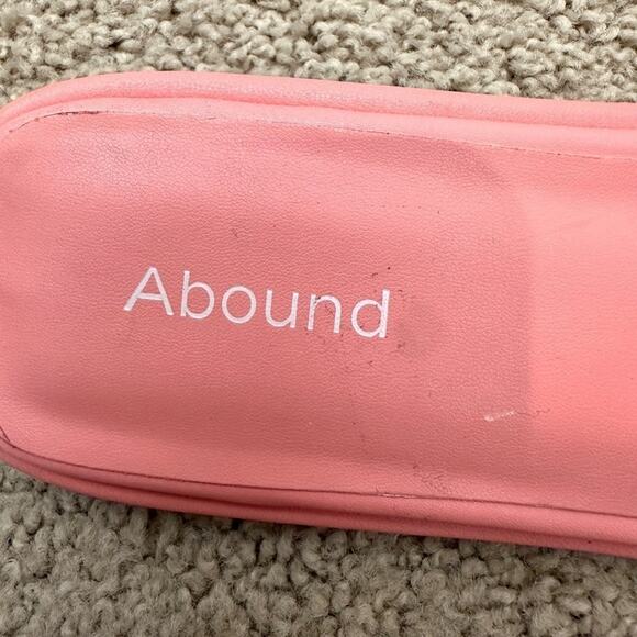 ABOUND | Pink Woven Slide Sandals Women’s Braided Summer Flats | Size 9 - Picture 5 of 6